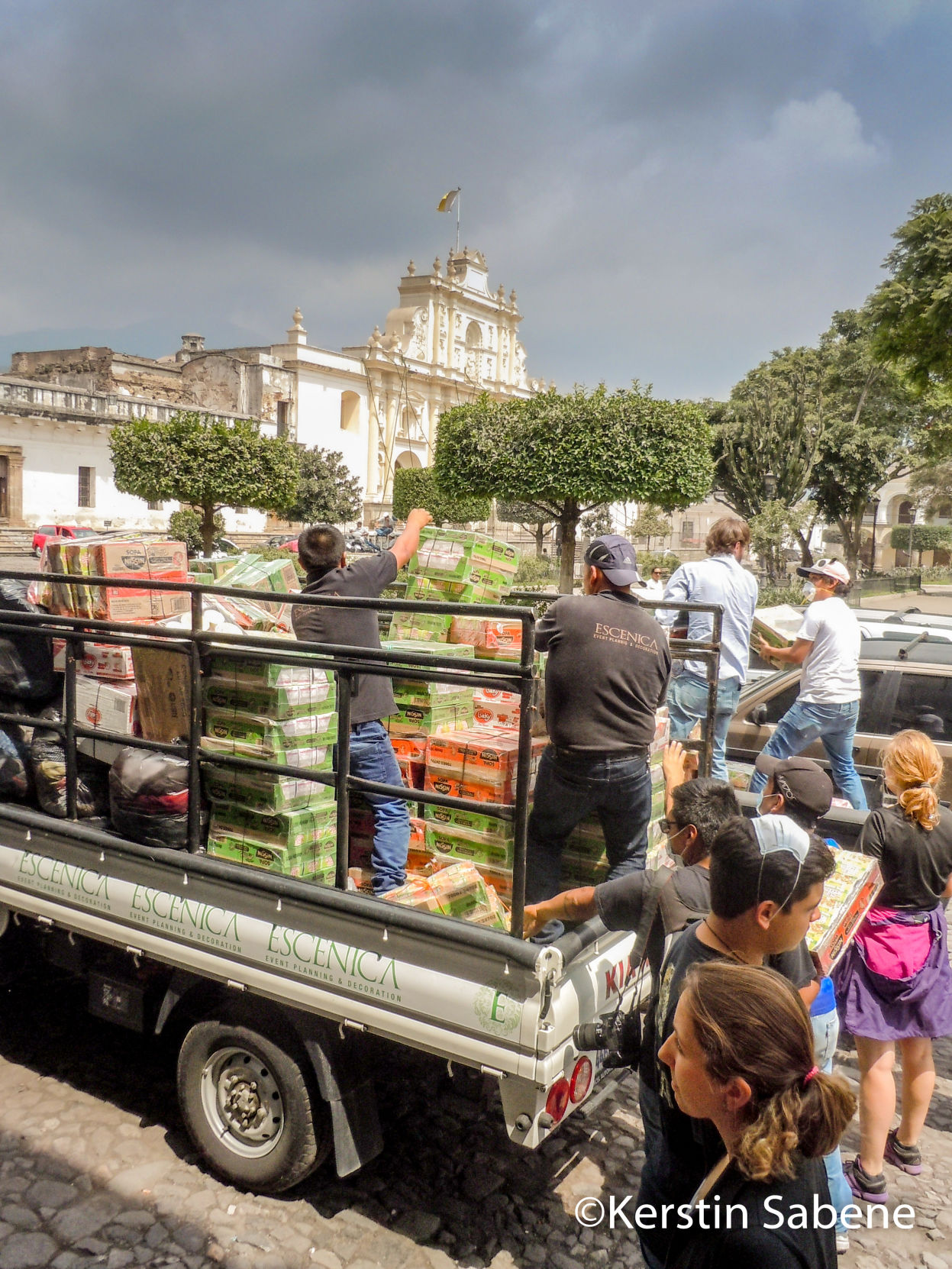 Loading trucks